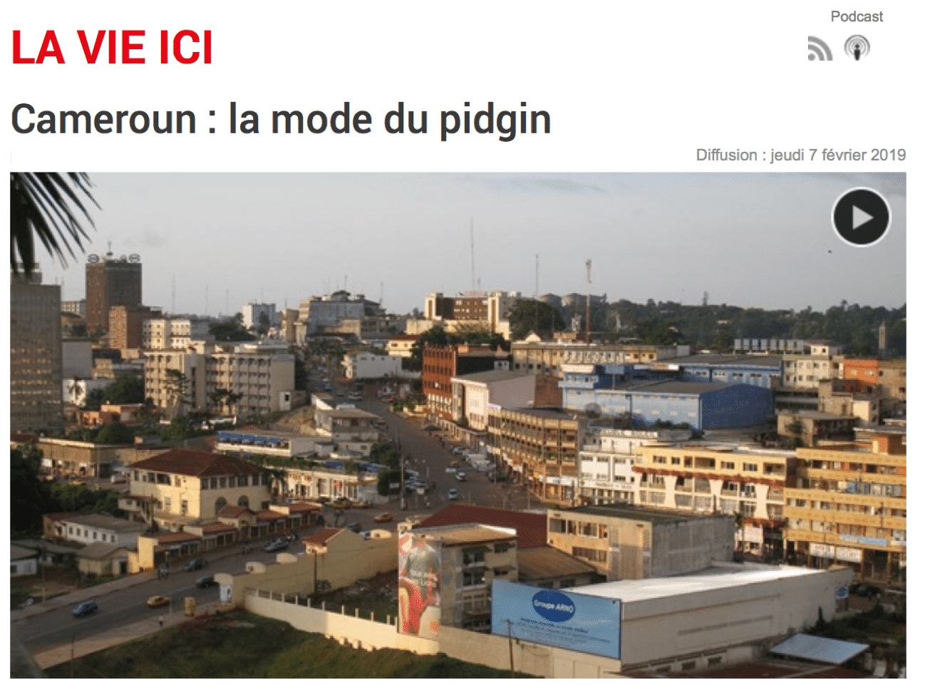 You are currently viewing Cameroun : la mode du pidgin