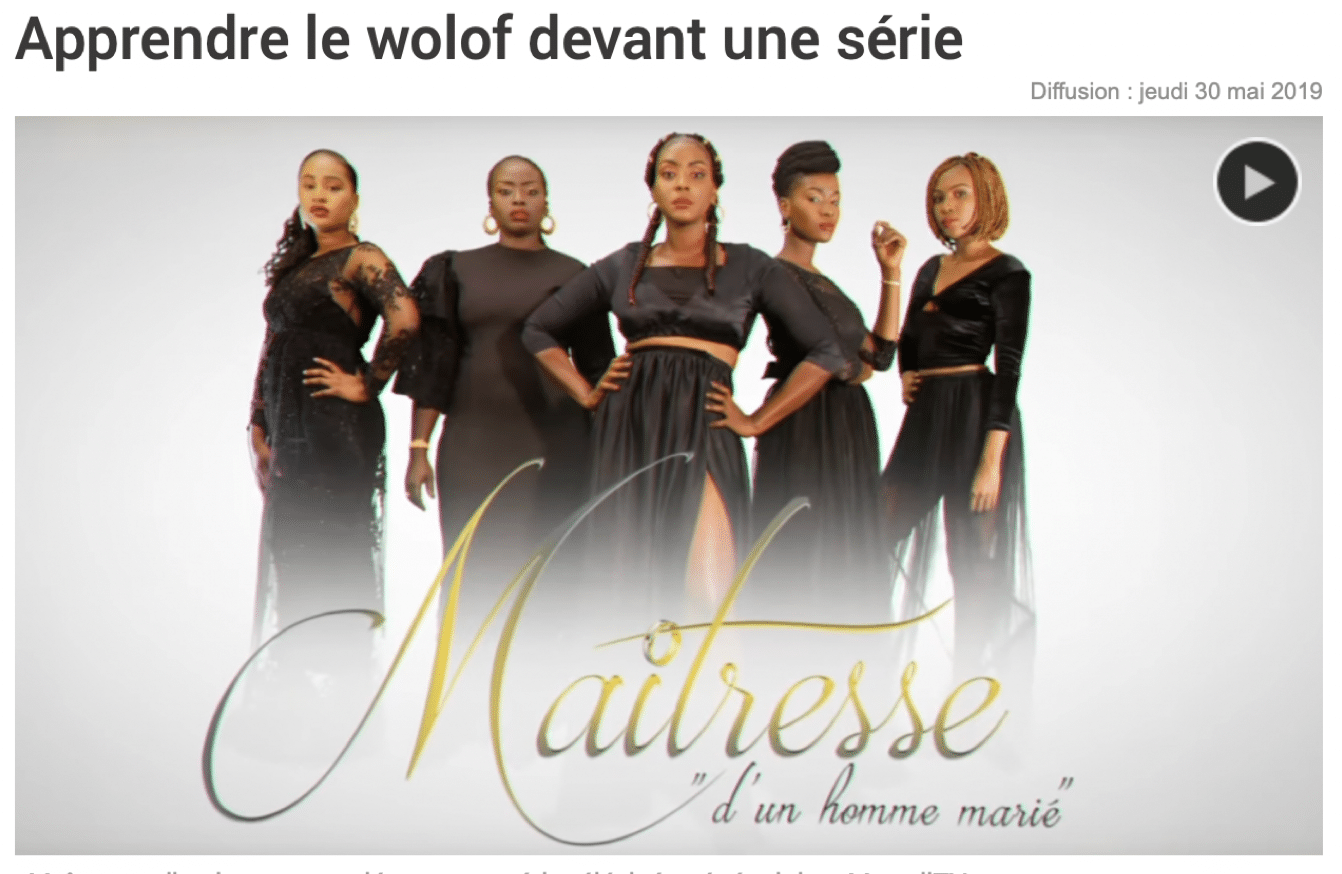 You are currently viewing Apprendre le wolof devant une série