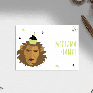 Carte anniversaire – Langue Lingala