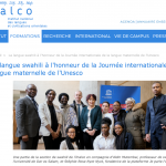 La langue swahili à l’honneur de la Journée internationale de la langue maternelle de l’Unesco